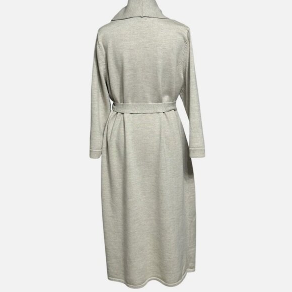 NWT Italian Merino Sweater Turtleneck Midi Dress - Picture 3 of 3